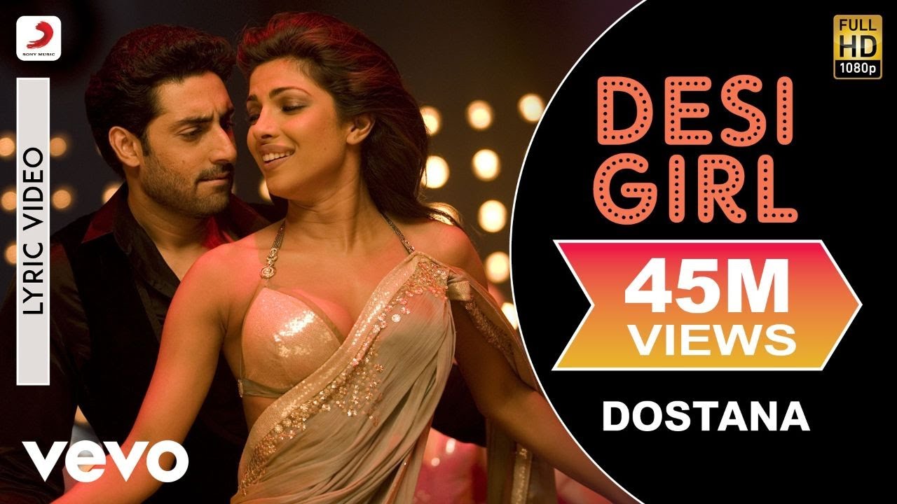 Desi Girl Lyric Video from Dostana 🎶 | John, Abhishek & Priyanka | Sunidhi Chauhan & Vishal Dadlani