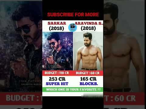 sarkar vs aravinda sametha movie box office collection💥#sarkar #aravindasametha #viral #shorts