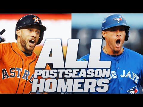 ALL 22 Postseason home runs from George Springer! (Astros, Blue Jays clutch homers 💪)