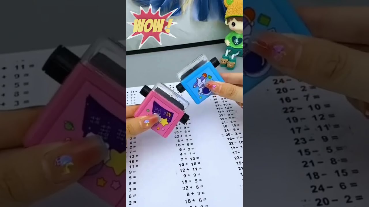 Engaging Math Practice Stamps: Addition, Subtraction, Multiplication & Division in 4 Styles ✨