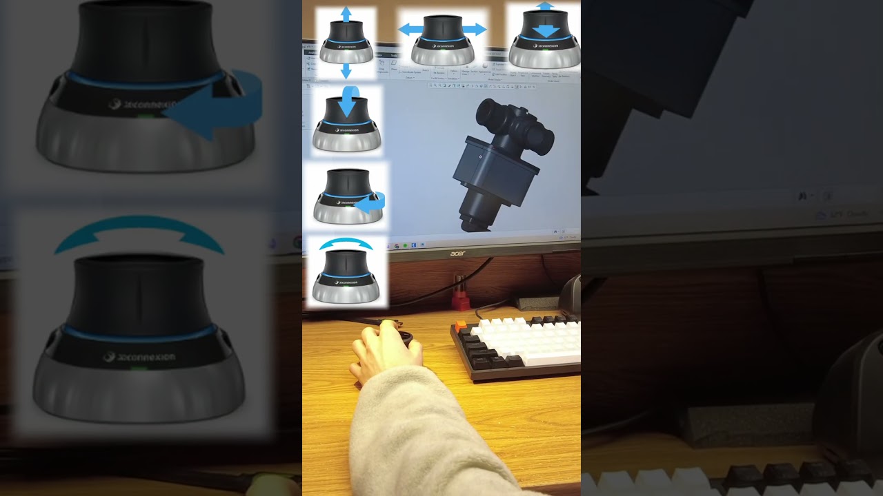 Enhance Your CAD Workflow with the SpaceMouse 🚀