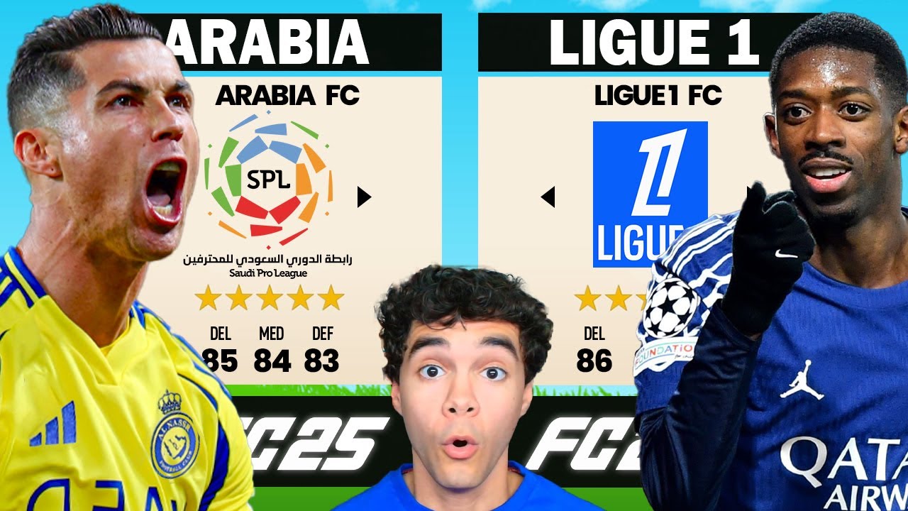 Liga Arabia Saudí vs Liga Francesa en FC25 ⚽