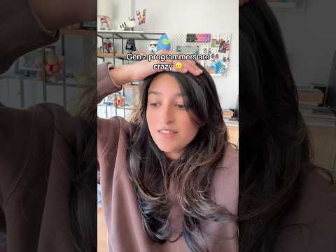 gen z programmers are insane???? π
β¦ #coding