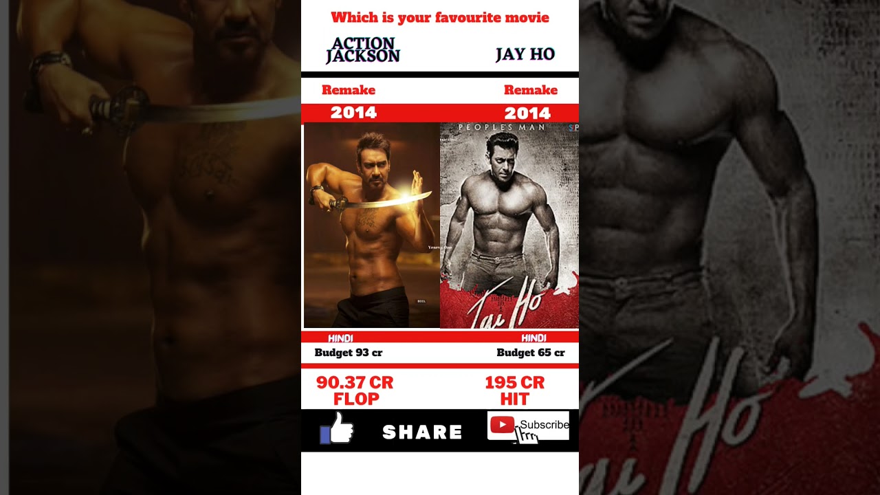 Action Jackson vs Jay Ho Box Office 🎬