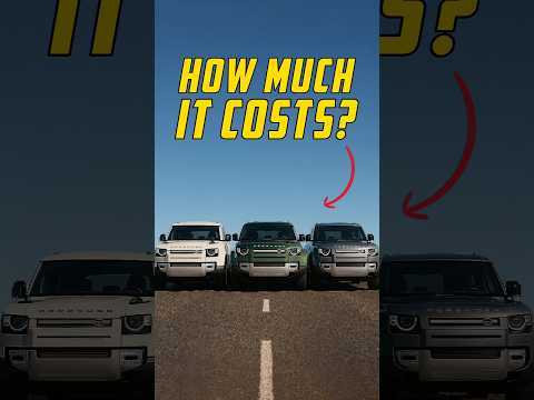 Land Rover Defender Price Specifications Revealed! #defender #shorts