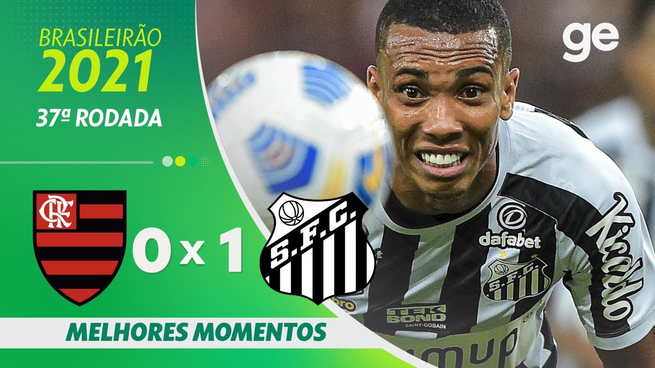 Santos vence Flamengo 1-0 na 37ª rodada do Brasileirão ⚽