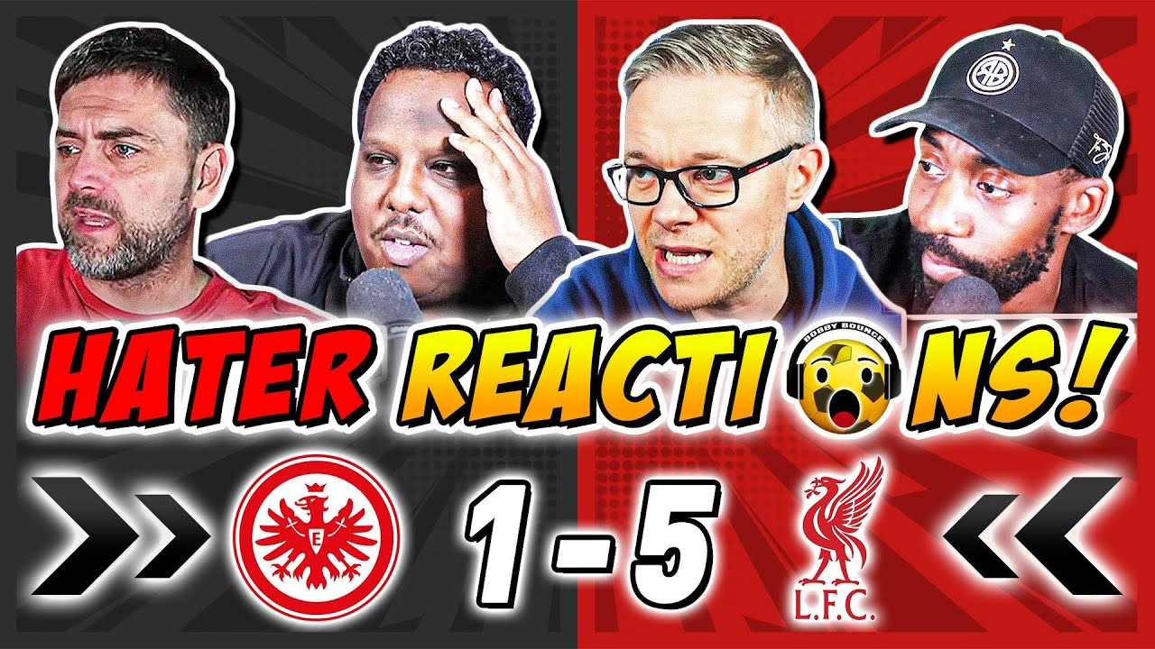 Liverpool Fans Celebrate 5-1 Victory Against Frankfurt | Rivals & Haters Salty 😂