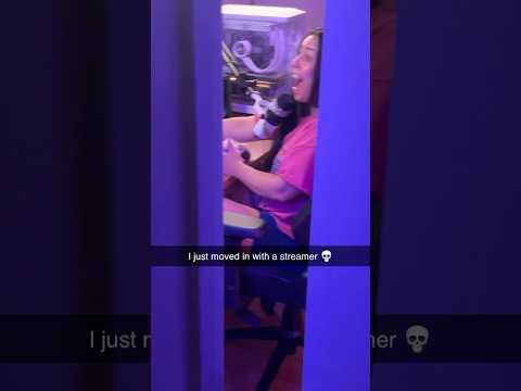 how do I tell her to be quiet? #streamer #gamergirl #girlgamer #twitchclips #clips #funny #reaction