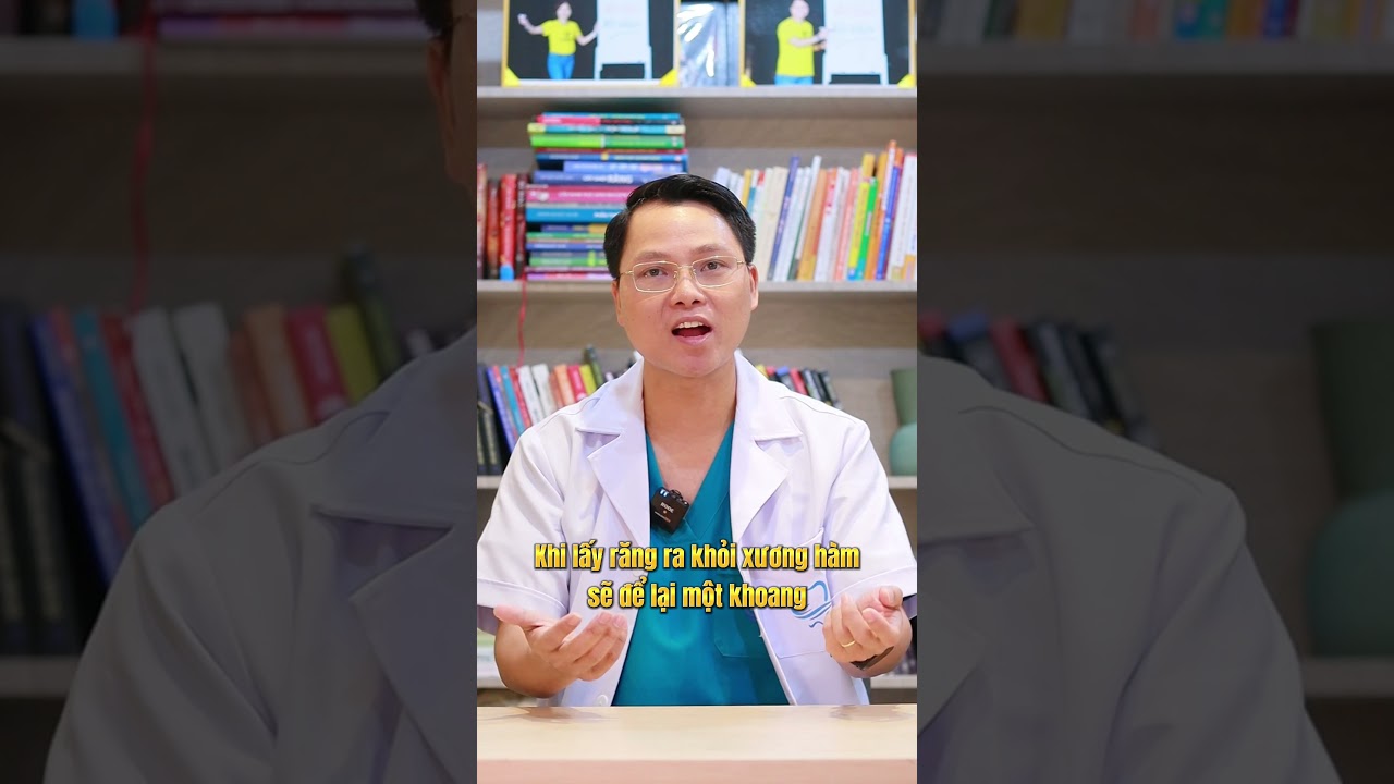 Nhổ răng xong có lỗ thì làm thế nào? #drcuong #nhakhoa #nhorang