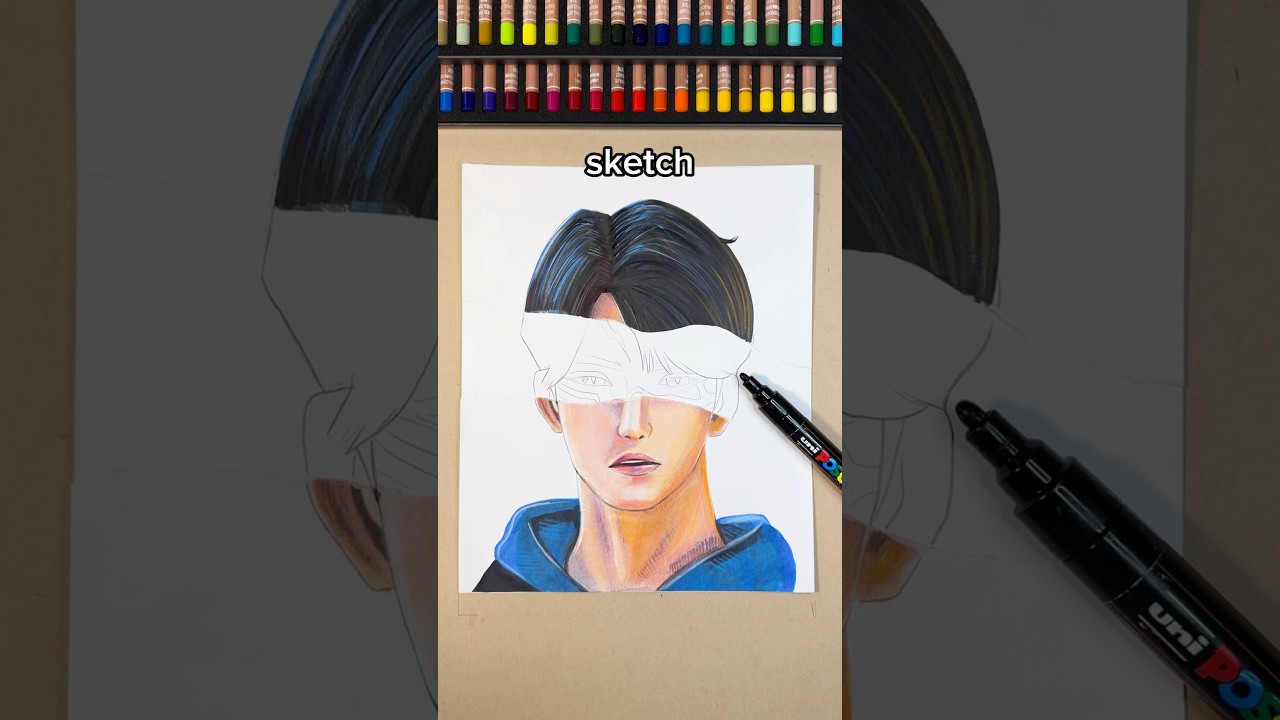 Subscribe or Else! Drawing JINU from KPOP Demon Hunters ✨