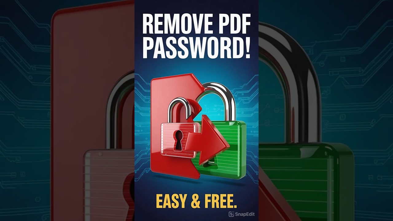 Remove PDF Passwords Without Password π