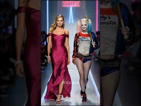 Actors & Their Roles AI Fashion Epic Runway Pt 9 #aiart #hulk #spiderman #venom