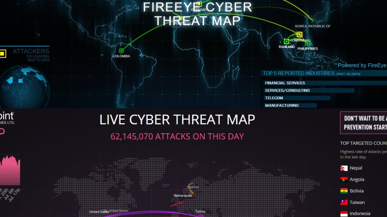 LIVE Cyber Attacks | LIVE Cyber Threat Map