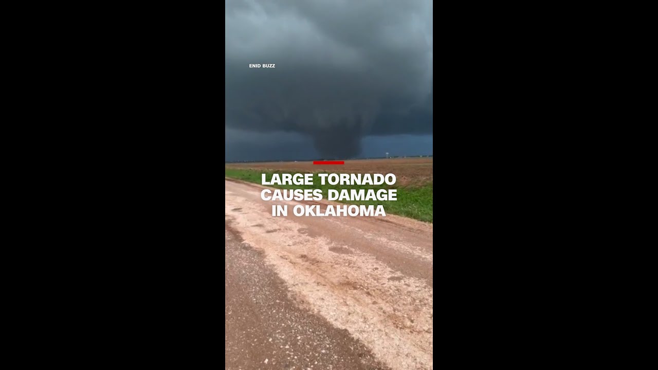 Tornado Strikes Enid, Oklahoma 🌪️