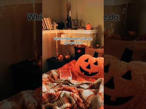 Which Halloween vibe do you prefer?🎃👻 #aesthetic #fyp #shorts #vibes #fall #halloween #cozy