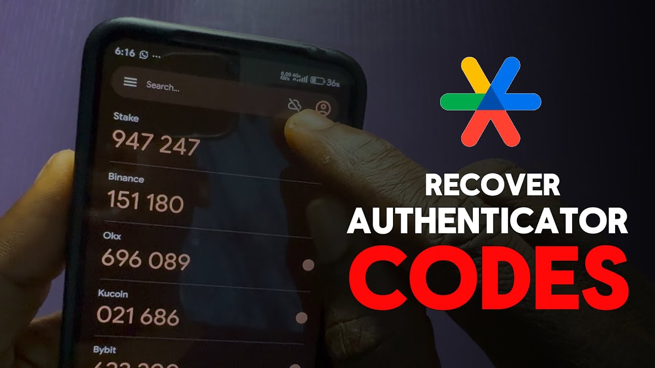 How to Recover Google Authenticator Codes
