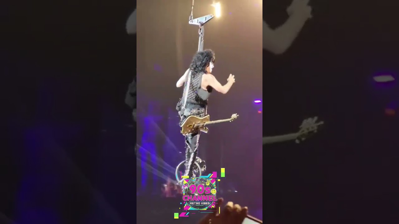 KISS Band Soars to New Heights: A 90s Concert You Can't Miss! 🎸