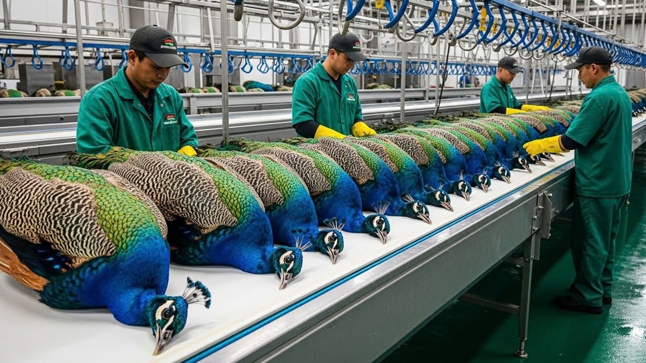 Peacock Farm: Harvesting & Processing Millions of Birds 🦚