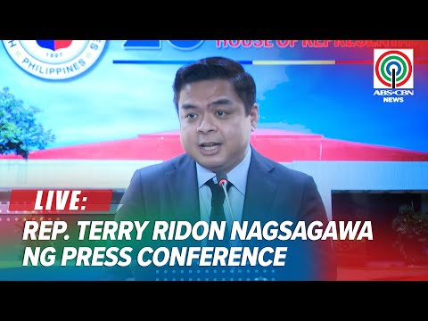LIVE: Rep. Terry Ridon holds press briefing