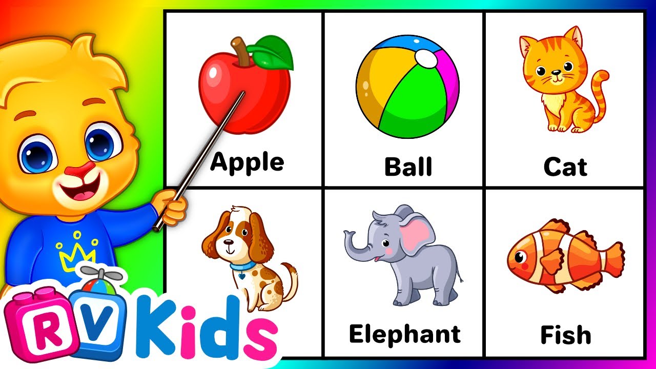 ABC Flashcards for Toddlers | Learn Letters & Words