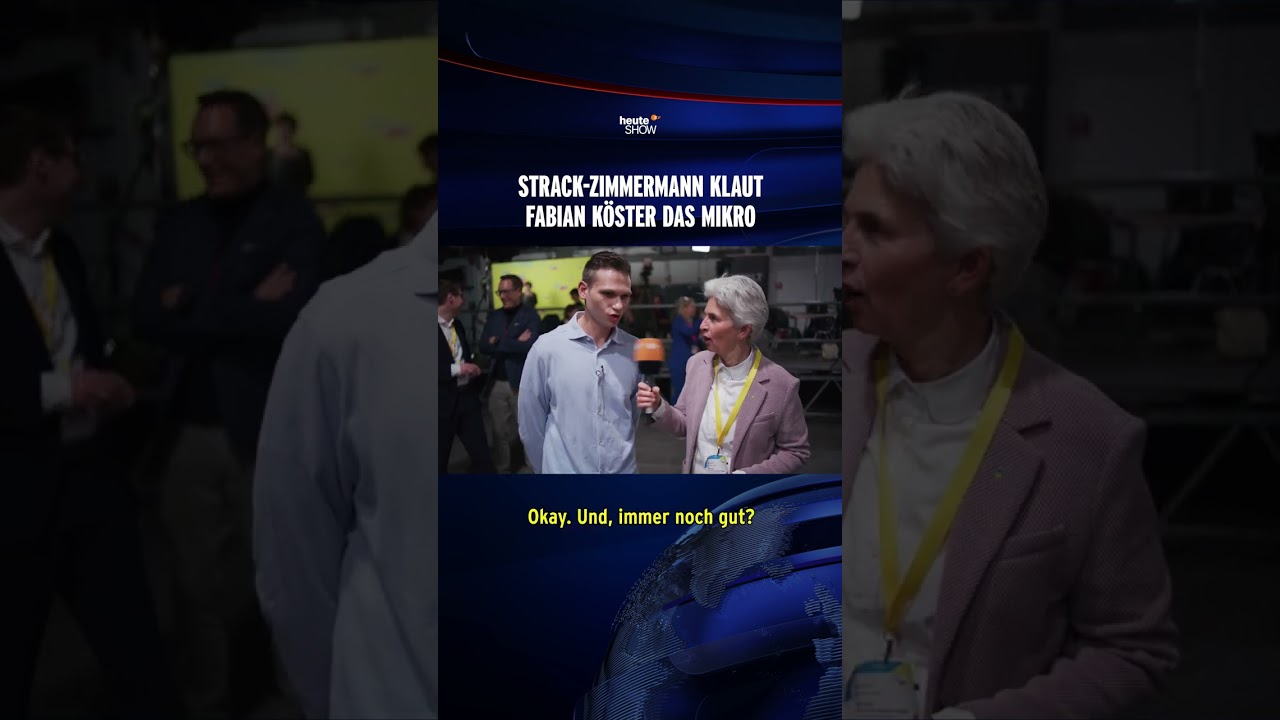Strack-Zimmermann nimmt Fabian Köster das Mikro 🎤