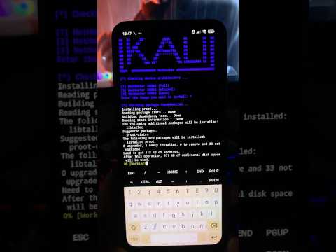 Install Kali-NetHunter on Termux Android 🤖 #kalilinux #hacker #cybersecurity #termux