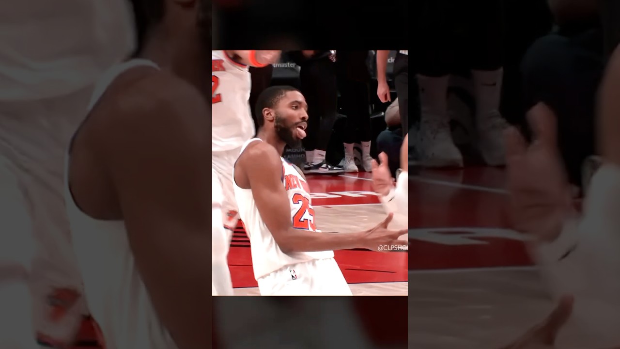 Mikal Bridges' Epic Celebration You Can't Miss! 😭🔥 #shorts