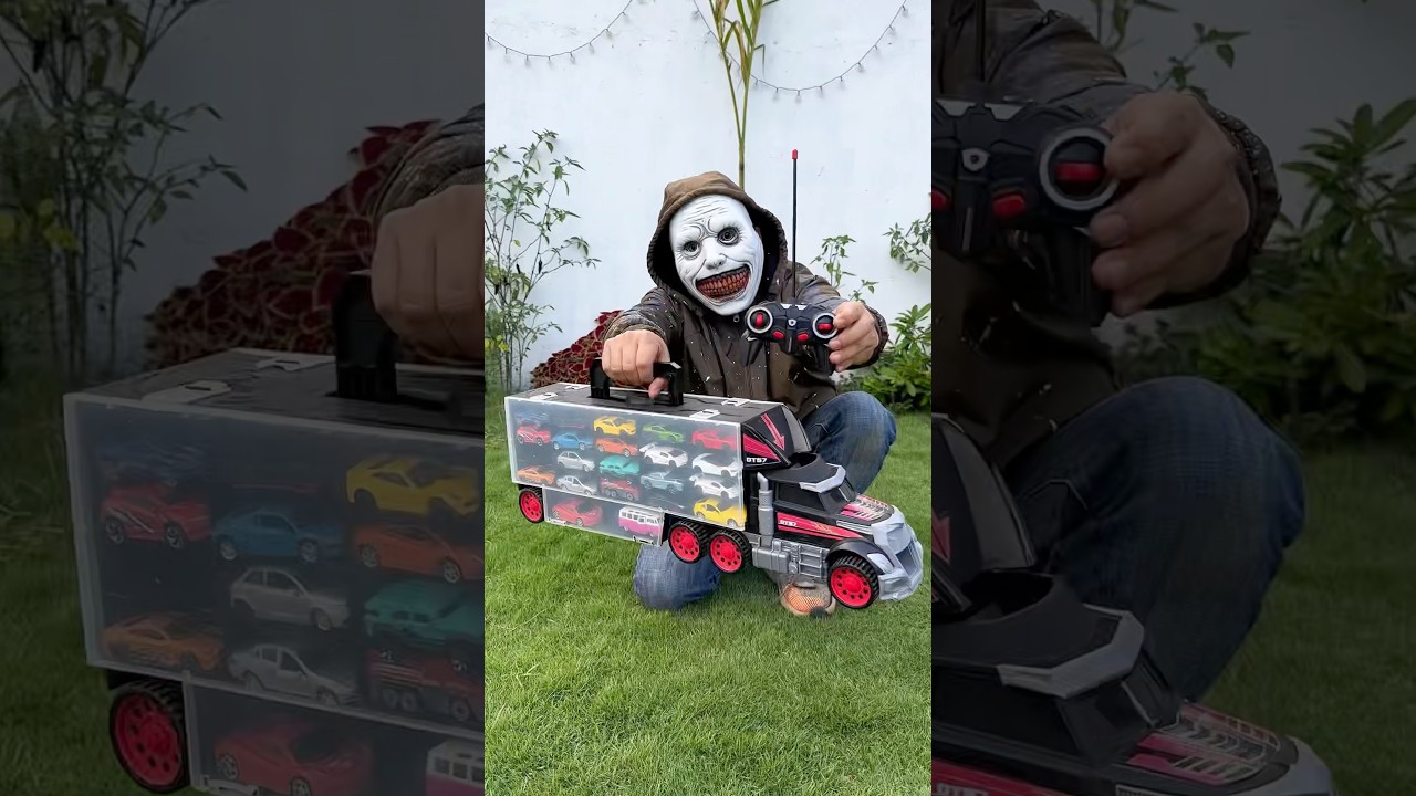 My new toy Big remote control truck unboxing & testing