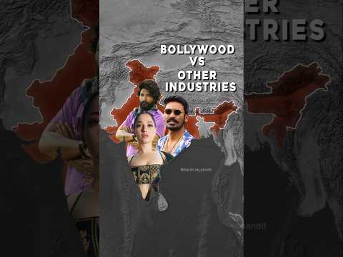 Bollywood vs Other Indian Industry | South Movies Industries #shorts #bollywood