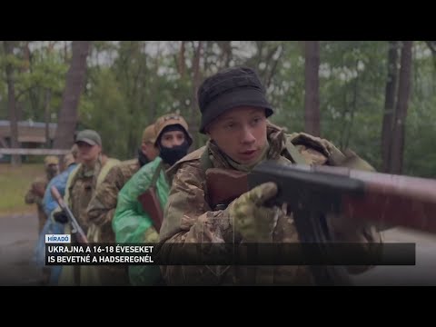 Ukrajna a 16 és 18 év közötti fiatalok katonai kiképzését fontolgatja
