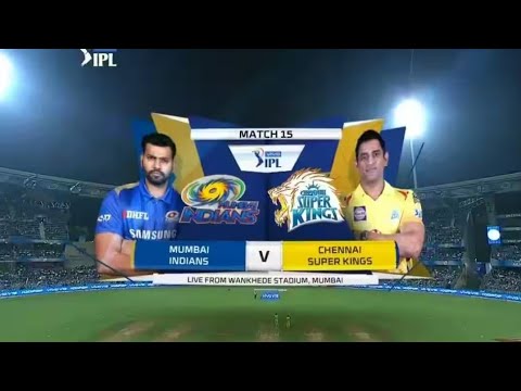 IPL 2019: MI vs CSK 15th Match Highlights ⚔️