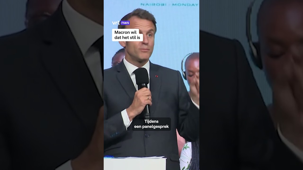 Macron vraagt om stilte