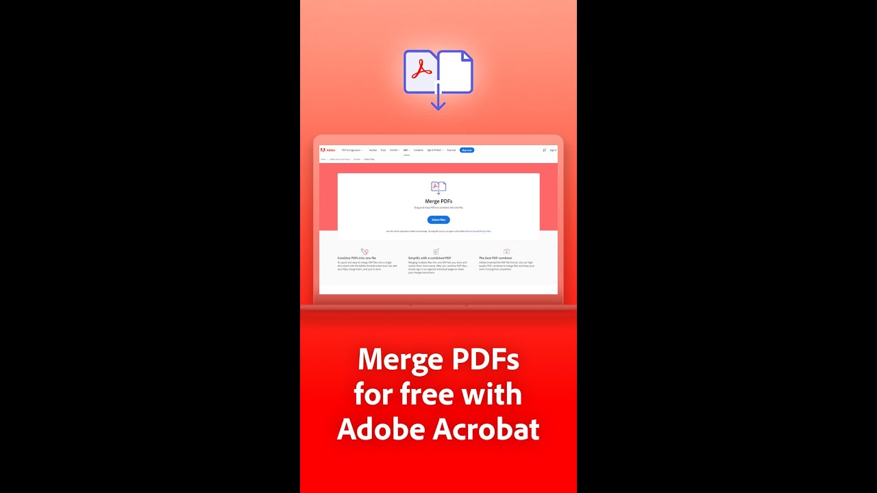 Merge PDFs for Free with Adobe Acrobat ✨
