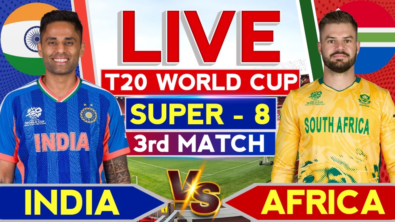🔴Live - India vs South Africa T20 WC Live | Live Score & Commentary | T20 WC Live | Ind vs SA Live