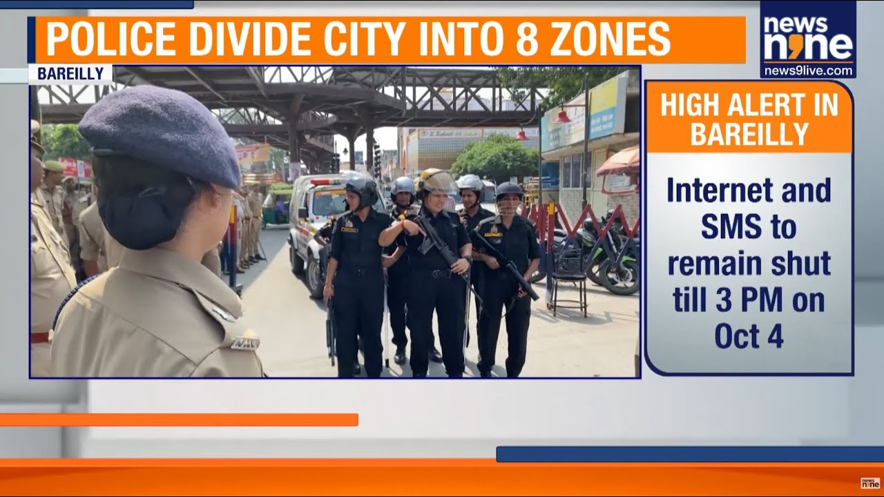 Bareilly on High Alert Before Friday Prayers 🚓