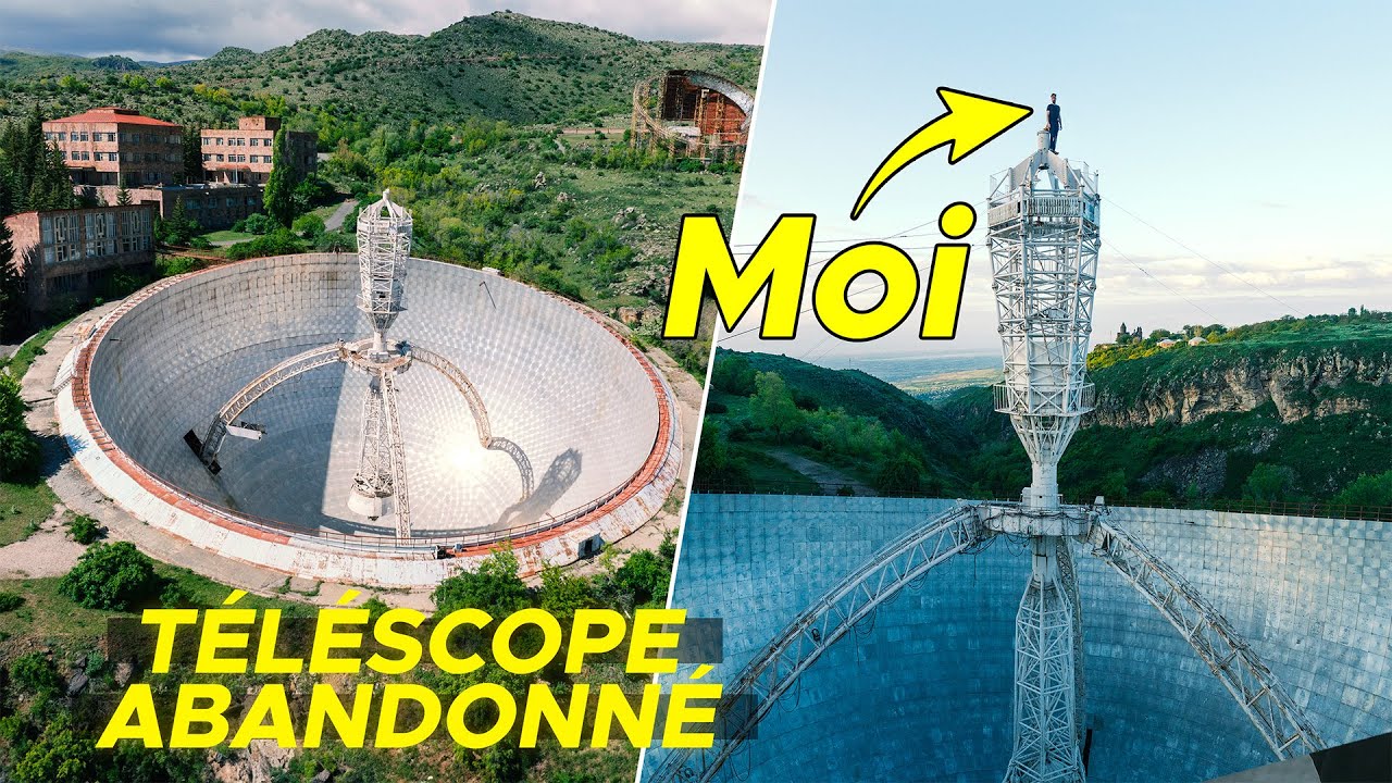 Découverte du plus grand télescope abandonné 🌌