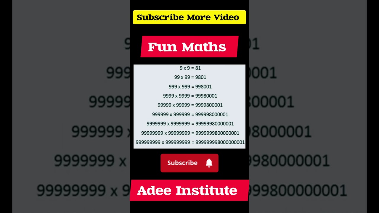 10 Amazing Maths Tricks by Kasim Sir ✨