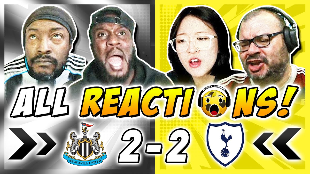 Spurs & Rivals React to 2-2 Newcastle Draw ⚽
