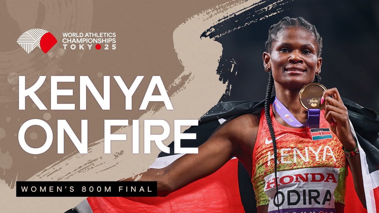 Odira Breaks Championship Record with Stunning 800m Win at Tokyo 2025 🏆