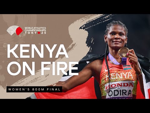 Odira stuns with 800m win with championship record | World Athletics Championships Tokyo 25