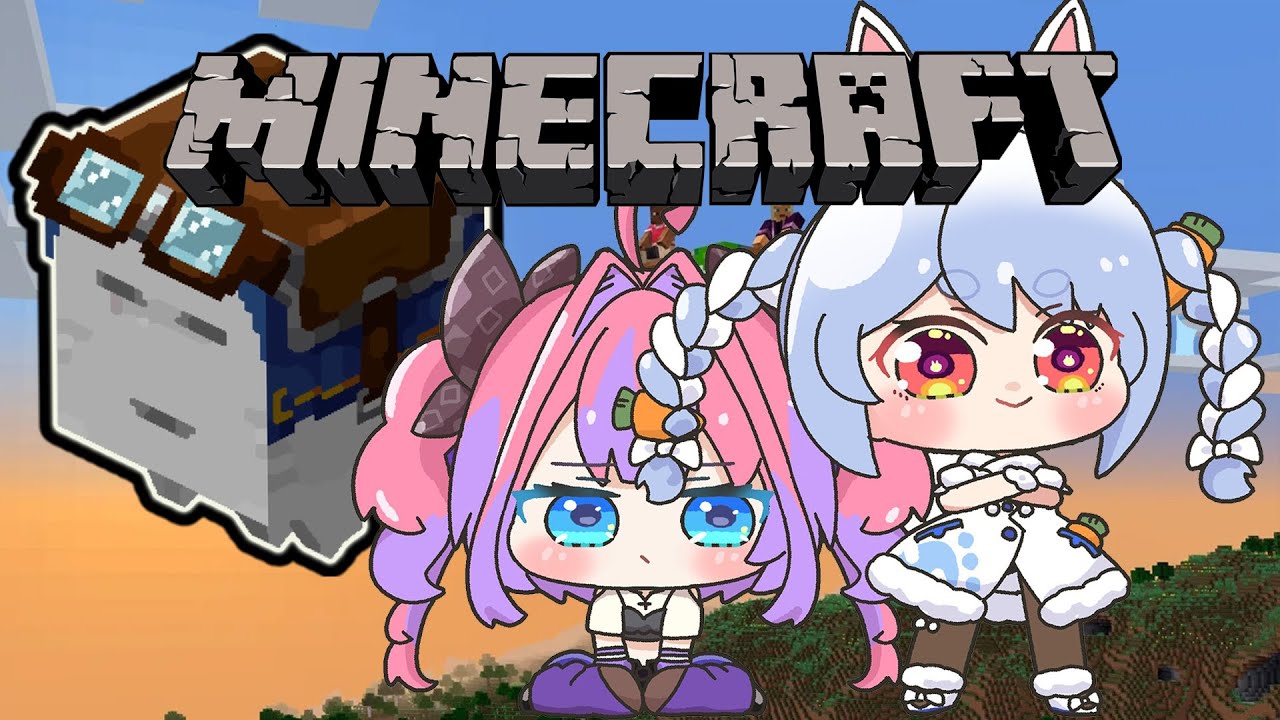 【Minecraft】ハッピーガストに乗ってみたい!ぺこら先輩と一緒に冒険🌟