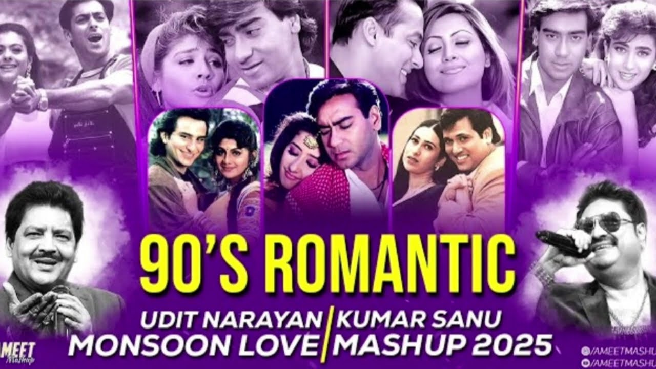 90s Romantic Monsoon Love Mashup 🌧️