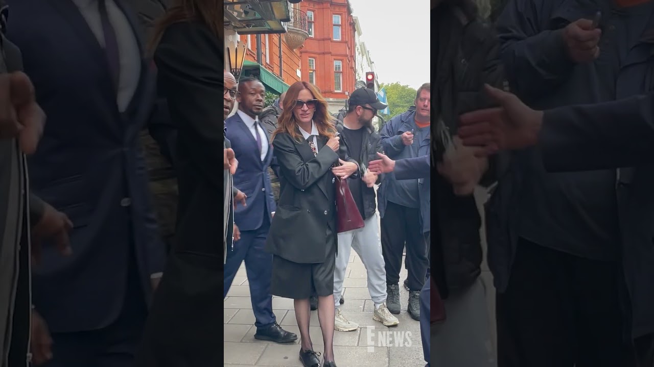 Julia Roberts Promotes 'After the Hunt' in London π¬