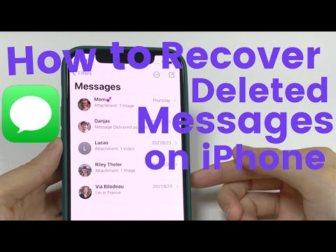 Easy: Recover Deleted Text Messages on iPhone (16, 15, 14, 13, 12..) | Get Back Texts, Photos