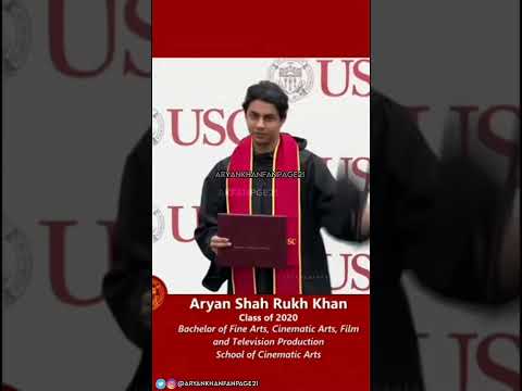 Aryan Khan graduating from USC 2021 | Bachelor of Fine Arts