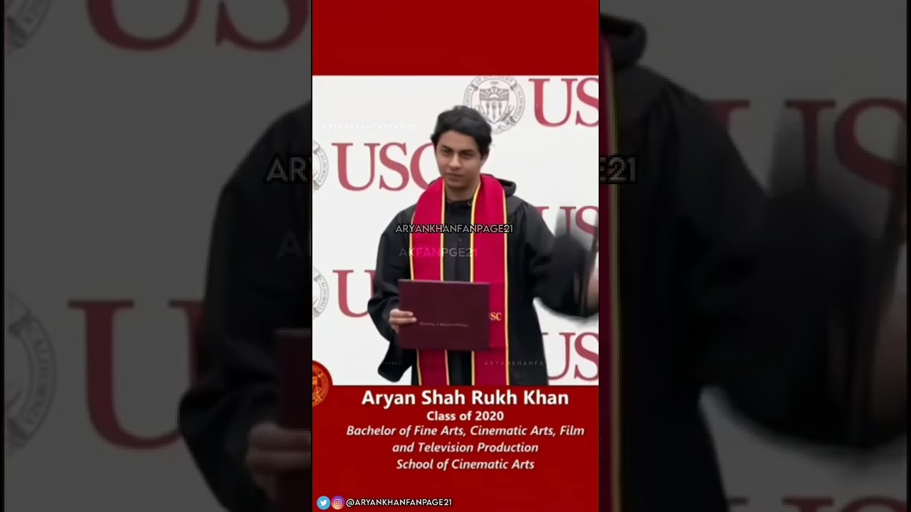Aryan Khan Graduates from USC with BFA 🎓