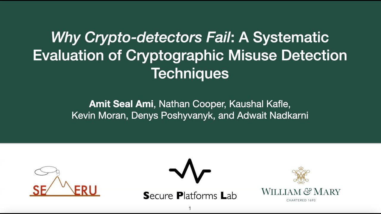 SWE Seminar - Analyzing the Limitations of Crypto-Detectors: A Comprehensive Evaluation of Cryptographic Misuse Detection