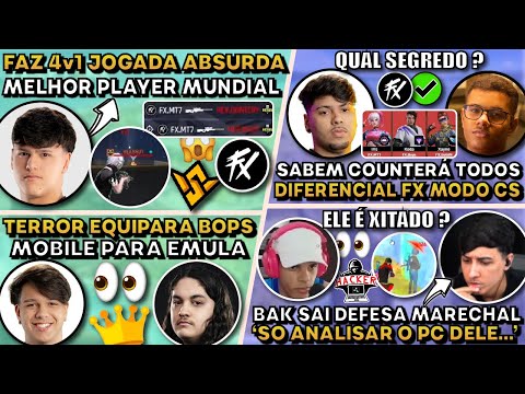 MT7 FAZ JOGADA ABSURDA 1v4! DIFERENCIAL FX MODO CS! BAK SAI DEFESA MARECHAL! TERROR EQUIPARA A BOPS?