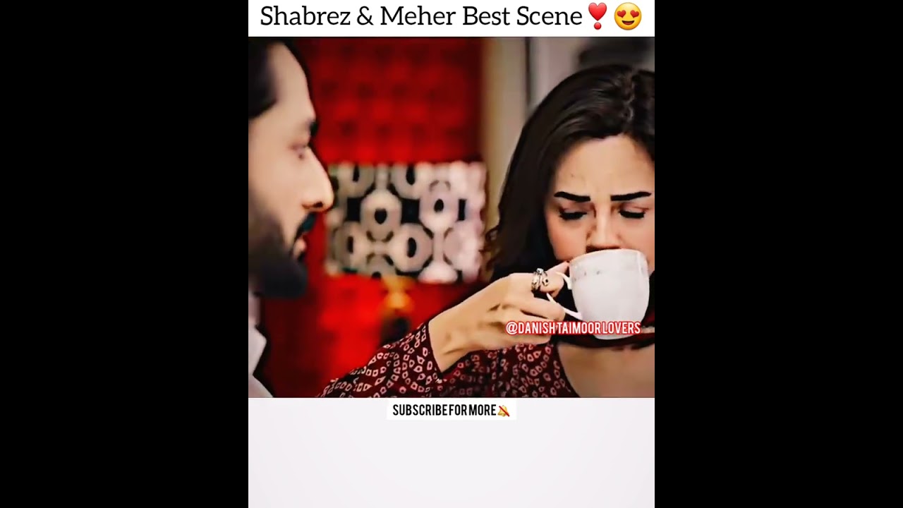 Danish Taimoor & Komal Meer Romantic Scene😍 #danishtaimoor #Komalmeer #Rahejunoon #shorts #viral