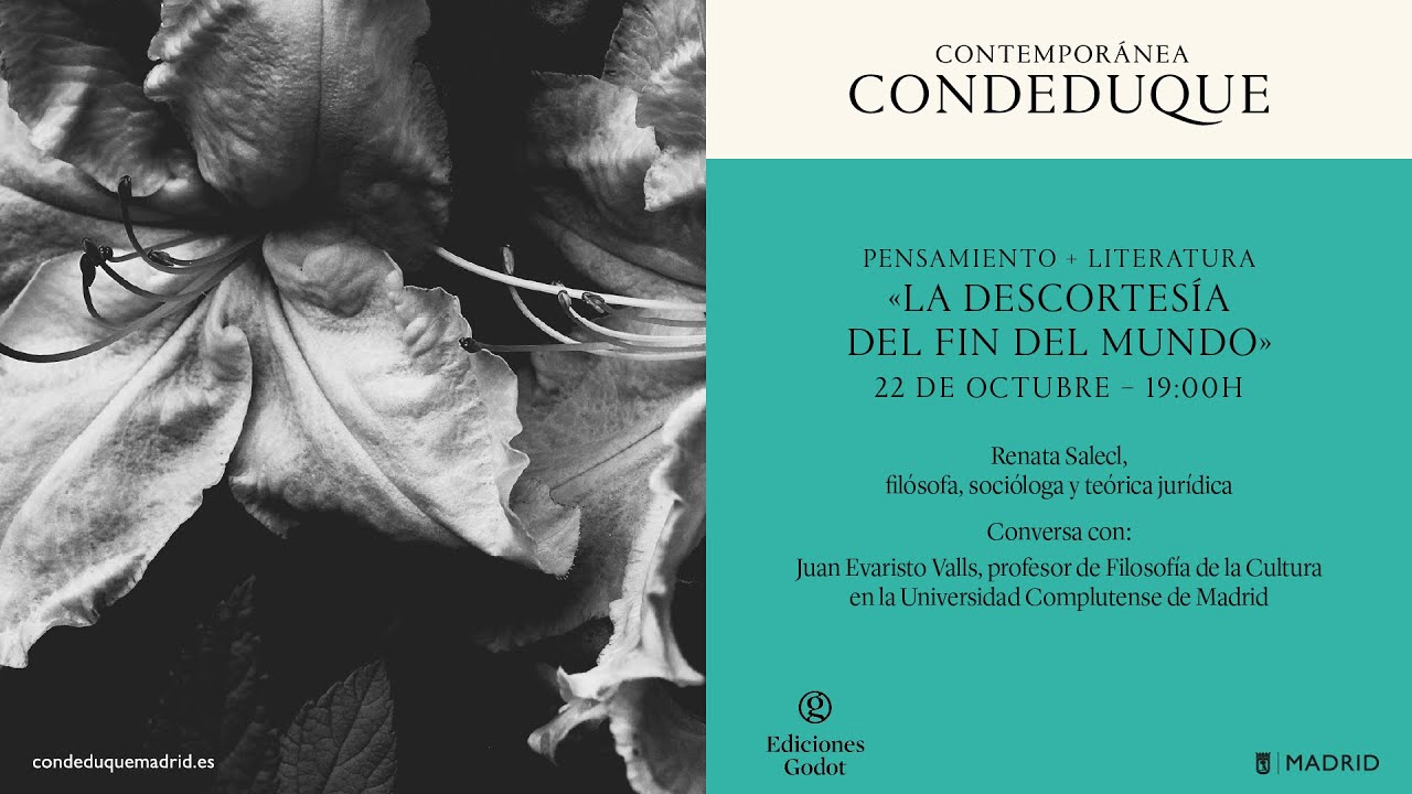 La descortesía del fin del mundo: charla con Salecl 🌍